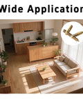 12 Pack M8x50mm Double Ended Hanger Bolts Rock Solid Hold Wood To Metal Connectors Heavy Duty in a modern kitchen setting.