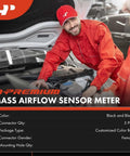 Technician installing Plug And Play Mass Air Flow Sensor MAF Replacement For Nissan Altima Rogue Frontier Pathfinder Versa