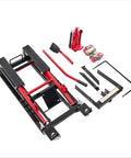 Motorcycle Lift Jack With Wheels 1500 Lbs Hydraulic Dirt Bike Scissor Lift With Handle And Foot Pedal Pro Grade Jack Stand