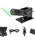 ML 400 Green Line Laser Level with accessories, robust design for outdoor use, includes wall mount and Type C port, IP67 waterproof.