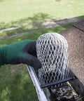 Sturdy No Fuss Six Pack Stainless Steel Downspout Covers That Expand To Fit Most Gutters Rust Resistant Gutter Guards Installed