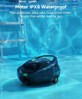 Cordless Pool Vacuum Robot For Daily Pool Maintenance, Floor Cleaning For Above Ground And In Ground Pools, Triple Filtration