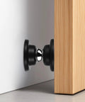 Sturdy 2 Pc Door Catch Set With No Drilling Needed Keeps Walls Clean, strong magnetic hold for quiet soft close wall mount.