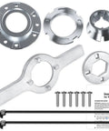 Beefy Washer Drive Hub Replacement W10324651 Ba With TB123A Spanner Wrench All Metal Drum Mounting Hub For Whirlpool WTW5000DW3 DW2 MVWX655DW1 And Other Compatible Models metal parts kit with wrench and screws
