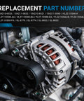 New Replacement Alternator For Ford F150 2.7L 3.5L V6 12V 225A 6 Groove Pulley Clockwise Rotation Drop In Install Fits 2015 2020 Models Easy Bolt In Auto Part