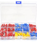 Top Tier 280 Pc Assorted Electrical Wire Crimp Terminals Spade Connectors Kit With Insulated Sleeves For Auto And Home Repairs - plastic organizer