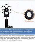 0.5-Inch Aluminum Filter Wheel For 30mm Cage Mounts Six-Position Coaxial Holder With M4/M6 Threaded Interface