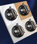 8 Inch Glass Suction Cups Set for Lifting Large Glass up to 617 Pounds with Beefy Vacuum Lifter on various surfaces