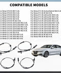 Four Piece Abs Wheel Speed Sensor Kit For Bmw Front And Rear Anti Lock Braking System with compatible models listing.
