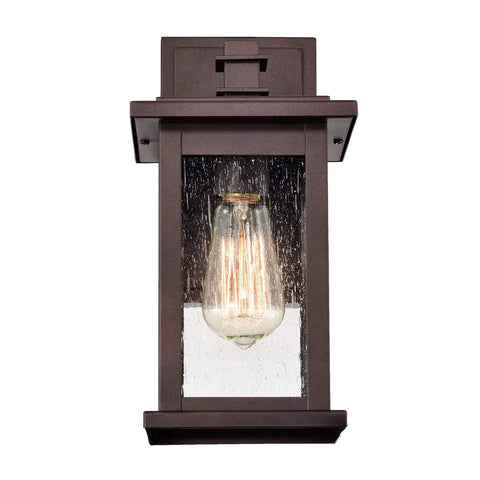 Bronze Outdoor Wall Light 2 Pack 12 Inch Anti Rust Sconce No Assembly Required 100W Max Exterior Fixture For Front Door Garage Patio Yard Deck Weatherproof Rust Resistant Durable Exterior Lighting