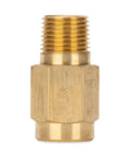 Heavy Duty Brass RV Hot Water Heater Backflow Preventer With Stainless Spring One Direction Water Flow Stops Backflow Into Your Freshwater System Half Inch Male To Female NPT Fitting