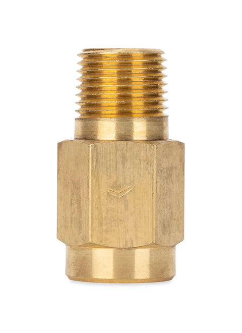 Heavy Duty Brass RV Hot Water Heater Backflow Preventer With Stainless Spring One Direction Water Flow Stops Backflow Into Your Freshwater System Half Inch Male To Female NPT Fitting