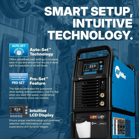Syncrowave 212 Water Cooled TIG Welder With Auto-Set LCD Interface AC/DC TIG For Steel Stainless Steel And Aluminum, Coolmate 1S