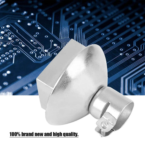 Durable Steel Hot Air Nozzle Set For 850 Soldering Station 41mm Tip on circuit board background