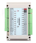 Industrial PLC Controller 24V DC 13 Input 12 Output SPC10RM control board with USB and relay connectors in ABS plastic.