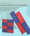 Two Pack Kid-Friendly Bar Magnets For Kids With Clear North And South Poles For Hands-On Science Experiments Classroom Demos