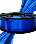 Silk Royal Blue PLA Filament 1Kg Spool 1.75mm For 3D Printing With High Detail Glossy Silk Finish Tolerance 0.03mm Ideal For Arts And Crafts Projects Today.