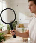 Heavy Duty Bug Zapper Racket Battery Powered Single Layer Grid For Large Insects Like Wasps Bees Horse Flies And Moths Indoor