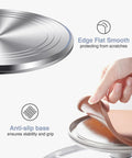 Heavy Duty Pro Grade 12 Inch Cake Turntable With Aluminum Alloy Stand showing smooth edge and anti-slip base features