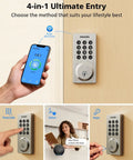 WiFi Smart Keypad Deadbolt Lock With App Remote Control No Hub Needed Works With Alexa And Google Assistant Keyless Entry Auto Lock for door security