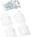 AAA30793431 Genuine OEM Mounting Hardware Kit For Washing Machines Replacement Parts, showing screws and plastic brackets