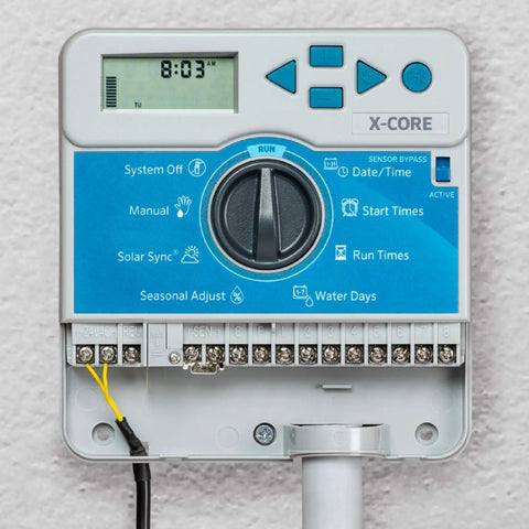 Front view of 8 Zone Indoor Sprinkler Timer For Lawn And Garden No Wifi Required No Fuss Setup Easy To Program Dial Control