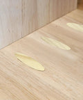 Solid Wood Pocket Hole Plugs Set Pine Wood Plugs installed in wooden surface for seamless finishes