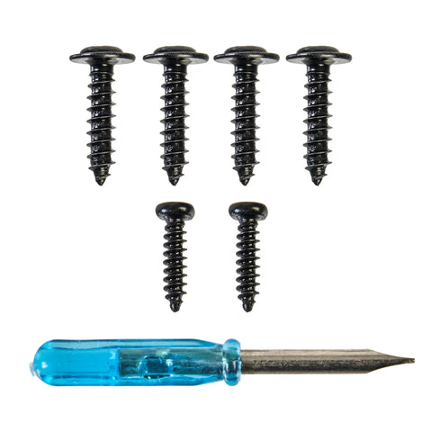 Screws and small screwdriver, part of High Voltage 2 Channel Input 4 Channel Output Active Line Output Converter With Impedance