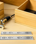 Two Pack 14 Inch Stainless Steel Drawer Slides Full Extension With Ball Bearing For Kitchen Cabinets Home And Office Desk Drawers Replacement Rails