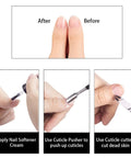 Must Have Pro Cuticle Trimmer With Pusher And Nipper Stainless Steel Manicure Pedicure Tool process for nail care