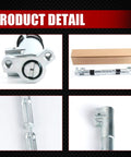 Automatic transmission steering column shift tube with plunger and bushing assembly for Ford E-Series vans; metal components.