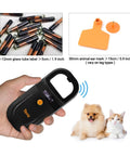 Pet Microchip Reader With D Ring Included For Easy Carry Portable RFID Scanner For Dogs Cats And All Pets, hand-held device