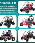 Go Kart Cover Universal Fit For 2 Seater Go Karts 67 X 45 X 4 Inches Weatherproof Waterproof Windproof Outdoor Storage
