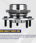 Front Wheel Bearing And Hub Assembly 515006 Replacement For Dodge Ram 1500 1994 To 1999 Front 5 Lug Bolts Without ABS