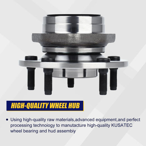 Front Wheel Bearing And Hub Assembly 515006 Replacement For Dodge Ram 1500 1994 To 1999 Front 5 Lug Bolts Without ABS