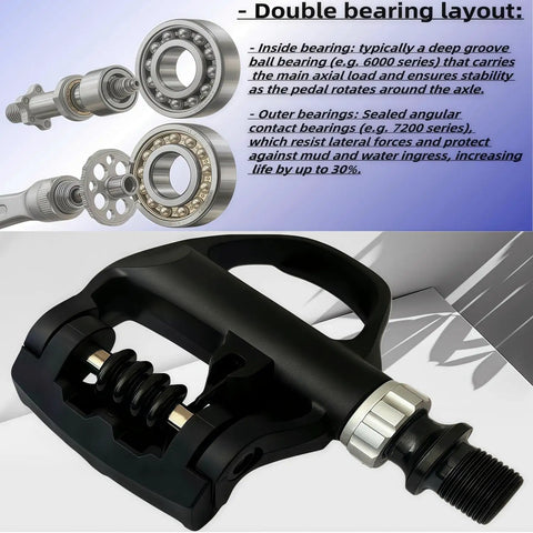 pedal look delta 3 In 1 Indoor Cycling Pedals With Look Delta ✓