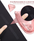 Close-up of 12 Pack Scrapbook Tape Roll Set For Craft Pros, Double Sided Adhesive Glue Runner in use on a black surface.