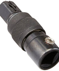 3/8 Drive Locking Adapter Screw Black 3/8 Female To 3/8 Male, 2-1/16 Inch Long Beefy Socket Tool for Tight Fits and Quick Lock