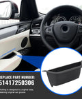 Front Left Door Handle Pull Trim For BMW X3 F25 X4 F26 2010 2017 Driver Side Armrest Cover Black ABS Replacement
