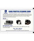 Keep Your ID Card Printer Rolling Smooth And Looking Slick With This Premium CR80 Cleaning Pack Designed For CP40 CP60 CP80 CD800 SP25 SP35 SP55 SP75 SD160 SD260 SD360 Series That Delivers Zero Drama Fixes Every Time - Cleaning card for ID printers.