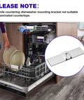 Dishwasher Mounting Bracket Kit For Granite And Solid Surfaces Replacement Granite Grabbers For Quartz Corian Marble Countertops