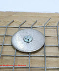 Stainless Fender Washer 0.406 In ID By 1.5 In OD By 0.05 In Thick, 18-8 (304) Stainless Steel Flat Washers Plain Finish on wire mesh
