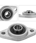 Four Pack 0.31 Inch 8mm Pillow Block Bearing Flange Bearing Self Aligning Mount For Machinery Aluminum Alloy KFL08 Replacement Bearings