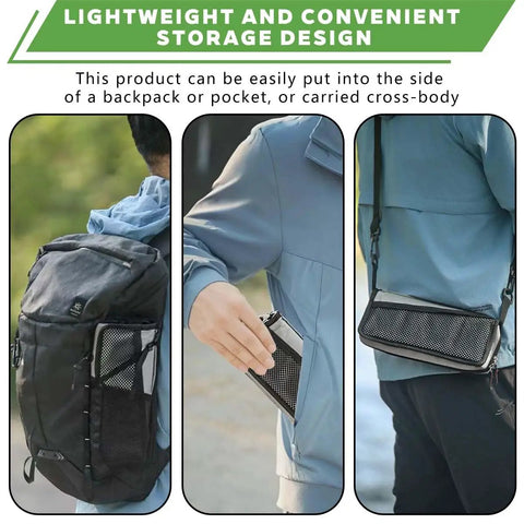 Ultralight Collapsible Stool For Camping And Travel Grab And Go Portable Chair Handbag Style Pocket Foldable Seat storage options