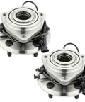 Front Wheel Hub And Bearing Kit For Jeep Wrangler 2007 To 2016, 5 Lug With ABS, 2 Piece Set For Driver And Passenger Sides