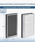 Replacement Filter For MA Series 25 Air Purifier 3 In 1 H13 True HEPA Activated Carbon Pre Filter Pack Of 8 Easy Fit