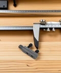 Ultimate Broken Bolt Remover Kit For Home Fix It Heroes: hard alloy extractor set with caliper on wooden workbench