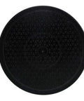 Top view of 2 Pack 12 Inch Heavy Duty Rotating Swivel Stand With Steel Ball Bearings Lazy Susan Turntable For Flat Panel Monitors TVs Plants And Stereo Speakers Gives Easy Access From Any Side showing anti-slip surface