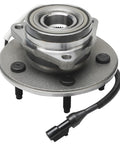 Front view of Front Wheel Bearing Hubs Replacement Kit For Ford F 150 1997 1998 1999 2000 4WD With ABS 4 Wheel Assembly Set
