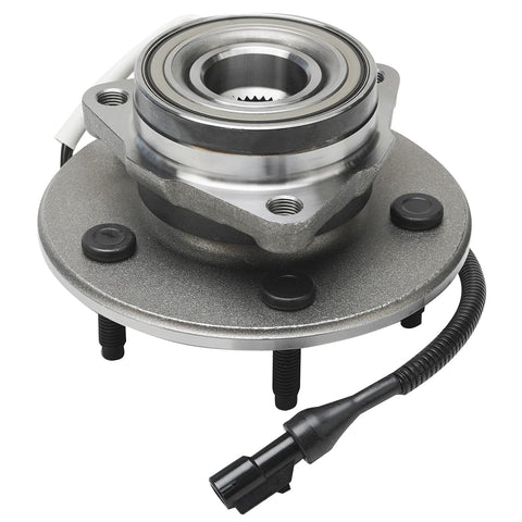 Front view of Front Wheel Bearing Hubs Replacement Kit For Ford F 150 1997 1998 1999 2000 4WD With ABS 4 Wheel Assembly Set